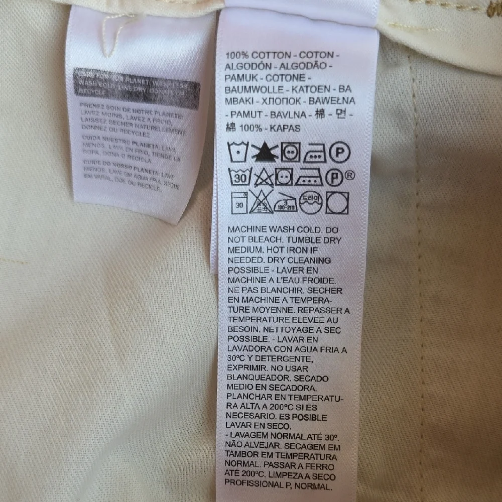 Levi's Ace Cargo Pant 40x30 Khaki Relaxed Fit Tapered Leg Double Pocket NEW